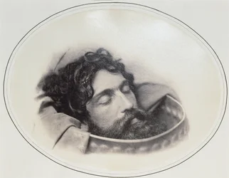Studie des Kopfes von Johannes dem Täufer auf einer Schale